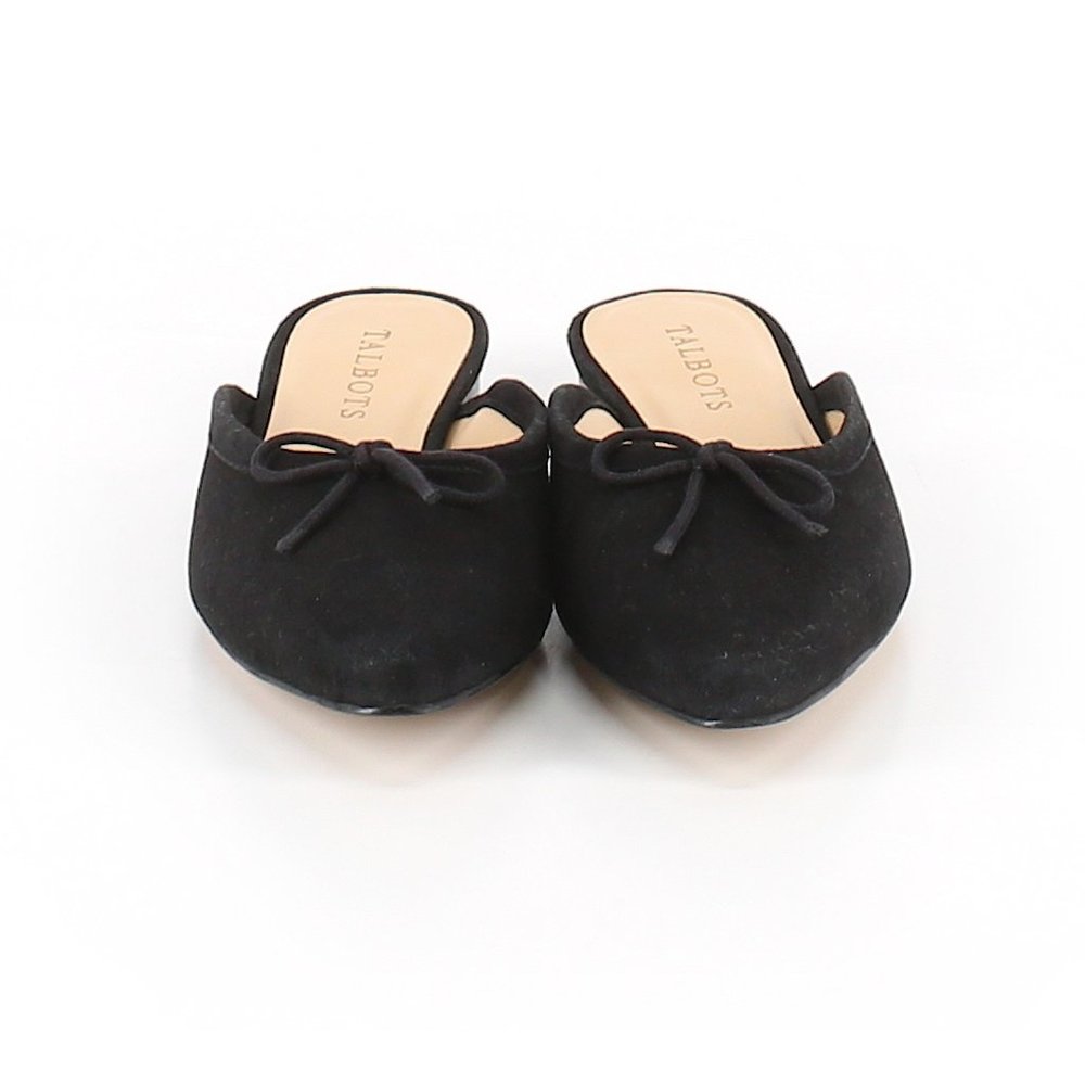 Talbots Black Mules